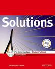 Solutions pre-intermediate sb with cd-rom - 1st ed - OXFORD UNIVERSITY