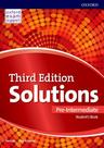 Solutions Pre-Intermediate - Student's Book With Online Practice - Third Edition - Oxford University Press - ELT