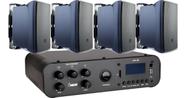 Som Ambiente 4 Caixas Jbl C321 Pamplificador Bluetooth Sa10 Preto 30 W