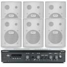 Som Ambiente Bluetooth Amplificador Receiver Frahm Slim 1600 Com 6 Caixas Ps200 Frahm Som Ambiente Bluetooth Amplificador Receiver Frahm Slim 1600 Com 6 Caixas Ps200 Frahm