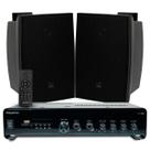 Som Ambiente Jbl Barbearia 02 Caixas Jbl C521 + Amplificador Bluetooth Usb Sd Controle Remoto