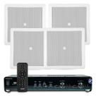 Som Ambiente Slim 2500 + 4 Arandelas Jbl Teto Embutir Gesso