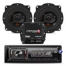 Som Automotivo Bluetooth Jbl Usb Sd Sem Toca Cd + 2 Alto Falantes 5 Pol Jbl + Amplificador Stetsom