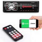 Som automotivo First Option 6630BSC com USB, bluetooth e leitor de cartão SD