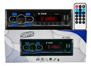 Som rádio automotivo bluetooth usb card sd aux fm mp3 H-tech
