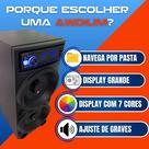 Som residencial completo com falantes de 6 polegadas 120W controle remoto e bluetooth