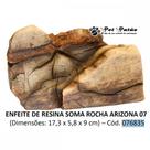 Soma enfeite de resina p/ aquário rocha arizona 07 - 076835