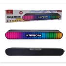 Sombar Kapbom KA8557 8W Bluetooth 5.1 RGB LED USB AUX Caixa de Som