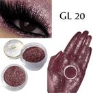 Sombra asa de borboleta Glitter Cor GL 20 - Bitarra Beauty microparticulas em po com alta pigmentação e brilho para sua maquiagem