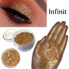 Sombra asa de borboleta Glitter Cor Infinite - Bitarra Beauty microparticulas em po com alta pigmentação e brilho para sua maquiagem