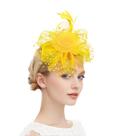 Sombrero Fascinador Litter Star con Plumas para Té y Bodas