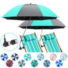 Sombrilla de Playa NBtoUS Pack de 2 para Silla con Abrazadera 360 UPF50+