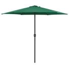 Sombrilla para Exterior Casafoyer con Poste de Aluminio 106,3 x 96,9 cm Verde