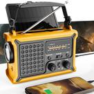 Somente rádio meteorológico de emergência com energia solar e de manivela