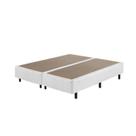 Sommier King Size Soft Comfort Branco com Pés fixo - 193x203x40cm