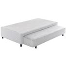 Sommier Solteiro com Cama auxiliar com Mola Verticoil BR c/ Sistema Antiácaro, Antifungo e Antialérgico-78x188x36