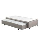Sommier Solteiro com Cama Auxiliar Energy Prime 88x188x36cm Cinza Ecoflex