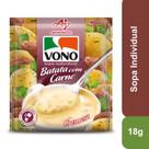 Sopa cremosa VONO Sabor Batata com Carne 18g