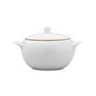Sopeira com tampa em porcelana Strauss Gold 3,5 litros