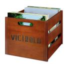 Soporte de Vinilos Victrola de Madera para Mesa