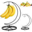 Soporte para Bananas Estilo Luna de Metal Negro
