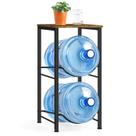 Soporte para Botella de Agua BTY Resistente de 19L con Estante Superior Marrón