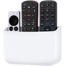 Soporte para controles remotos TotalMount premium blanco sin perforaciones para 2-3 controles