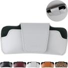 Soporte para Gafas de Sol URIZZD para Visera de Auto de Cuero Gris Soporte para Gafas de Sol URIZZD para Visera de Auto de Cuero Gris