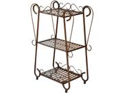Soporte para Plantas Internacional Santa Fe Iron 79x58x28cm Marrón Mate
