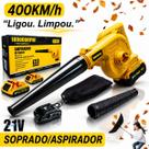 Soprador Aspirador Sem Fio 21V Brushless Kit 2 Baterias Pro Soprador Aspirador Sem Fio 21V Brushless Kit 2 Baterias Pro