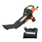 Soprador de folhas/aspirador/triturador WORX WG505 12A com impulsor de metal