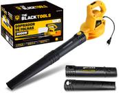 Soprador De Folhas E Resíduos Elétrico 2000w Para Jardim Bsf2000 The Black Tools