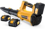 Soprador de Folhas Kaelynne 20V Sem Fio com 2 Baterias 540 CFM