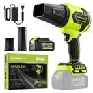 Soprador de Folhas SakerPlus BL173 sem fio 21V com bateria 4,0Ah