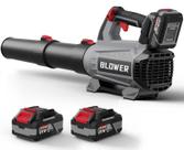 Soprador de folhas sem fio GROWORT 630CFM/160MPH 21V com bateria 2x4,0Ah Soprador de folhas sem fio GROWORT 630CFM/160MPH 21V com bateria 2x4,0Ah