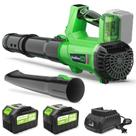 Soprador de folhas sem fio VitalFlow 540CFM/170MPH 6 velocidades 2x6.0Ah Soprador de folhas sem fio VitalFlow 540CFM/170MPH 6 velocidades 2x6.0Ah