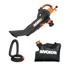 Soprador de folhas WORX Trivac 3 em 1 elétrico 350 CFM 210 MPH WG505.2 Soprador de folhas WORX Trivac 3 em 1 elétrico 350 CFM 210 MPH WG505.2