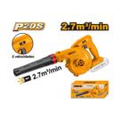 Soprador ingco com 2 velocidades bl 20v p20s cabli20018 sem bateria
