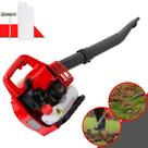 Soprador Profissional Kawashima 25,4cc 2T A Gasolina 3 Em 1 E Kit Aspiração Com Saco Coletor 50 L