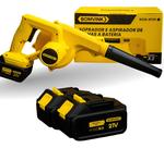 Soprador Profissional Sem Fio Bivolt 2 Baterias Aspirador Portatil