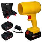 Soprador Sem Fio 48V Alta Potência Kit Completo com Maleta, 2 Baterias e Carregador Bivolt