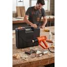 Soprador Térmico 1800W Laranja 5 Pçs C/ Maleta Soprador Térmico 1800W Laranja 5 Pçs C/ Maleta