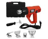 Soprador Térmico Black & Decker com 5 Peças Soprador Térmico Black & Decker com 5 Peças