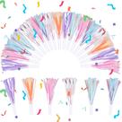 Sopradores de festa ZSYADSDH 36 peças de glitter metálico 17 cm