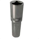 Soquete Cachimbo Tucho Torx Femea Longo E16 Encaixe 1/2 Pol