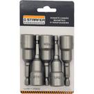 Soquete Canhao Magn.Starfer 13Mm - Kit C/5 PC