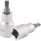 Soquete com Encaixe de 1/2", Fenda Simples, 5,5 mm, Vonder