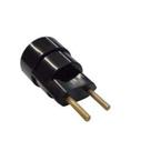 Soquete com plug e27 preto foxlux