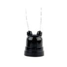 Soquete com Rabicho Nylon Preto Foxlux - Rede Elétrica 250V 4A