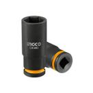 Soquete De Impacto INGCO Sextavado Longo 1/2" 22Mm